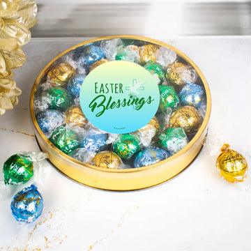 Easter Lindt Truffle Gift Tin Easter Blessings