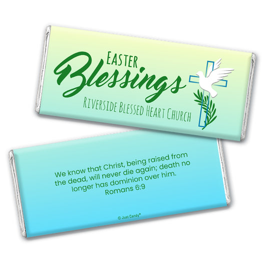 Easter Personalized Hershey's Milk Chocolate Bar - Easter Blessings