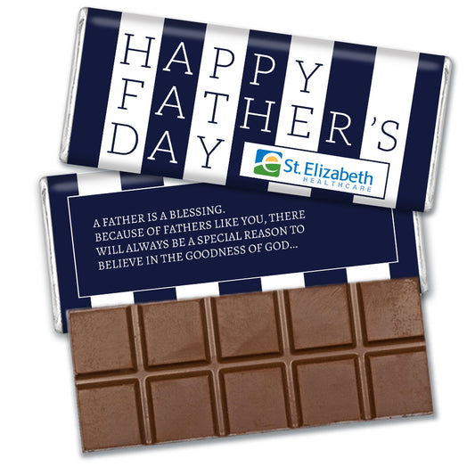 Personalized Father's Day Pillar of Strength Add Your Logo Hershey's Milk Chocolate Bar