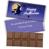 Halloween Personalized Hershey's Milk Chocolate Bar Witch on Broom