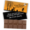 Halloween Personalized Hershey's Milk Chocolate Bar Zombie Graveyard