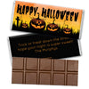Personalized Halloween Jack-o'-lanterns Hershey's Milk Chocolate Bar & Wrapper