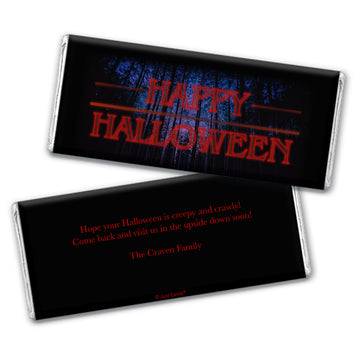 Personalized A Stranger Halloween Hershey's Milk Chocolate Bar & Wrapper