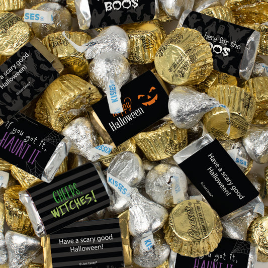 Halloween Candy Hershey's Miniatures, Kisses and Reese's Peanut Butter Cups