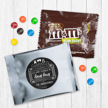 Personalized Halloween Candy Favor Bag - M&Ms or Skittles - A Bunch of Hocus Pocus