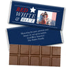 Personalized 4th of July All-American Photo Hershey's Milk Chocolate Bar & Wrapper