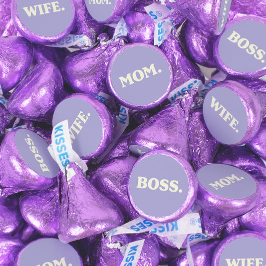Mother's Day Wife. Mom. Boss. Hershey's Kisses - 14oz Bag