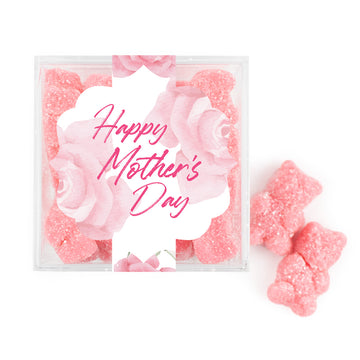 Mother's Day JUST CANDY favor cube with Gummy Bears