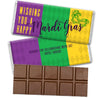 Personalized Happy Mardi Gras Hershey's Milk Chocolate Bar