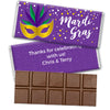 Personalized Mardi Gras Big Easy Hershey's Milk Chocolate Bar & Wrapper