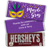 Personalized Mardi Gras Big Easy Hershey's Milk Chocolate Bar & Wrapper