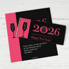 Personalized New Year's Eve A Classy New Year Chocolate Bar Wrappers