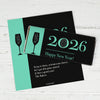 Personalized New Year's Eve A Classy New Year Chocolate Bar Wrappers
