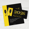 Personalized New Year's Eve A Classy New Year Chocolate Bar Wrappers