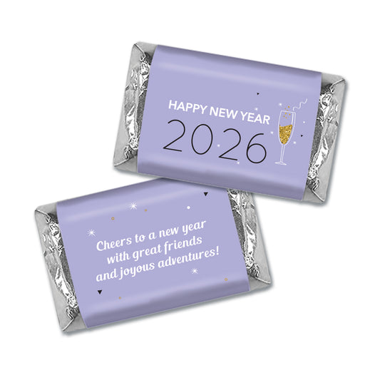 Personalized New Year's Champagne Soiree Hershey's Miniatures