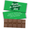 Personalized St. Patrick's Day Clover Hershey's Milk Chocolate Bar & Wrapper