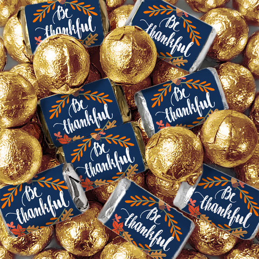 Fall Candy Be Thankful Hershey's Miniatures and Chocolate Mix