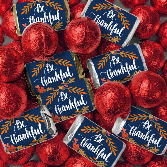 Fall Candy Be Thankful Hershey's Miniatures and Chocolate Mix