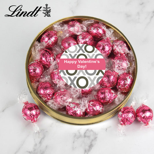 Valentine's Day Lindor Truffle Gift Tin - XOXO