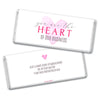 Personalized Valentine's Day Heart of Our Business Hershey's Milk Chocolate Bar & Wrapper