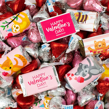 Valentine's Day Woodland Buddies - Hershey's Miniatures and Kisses