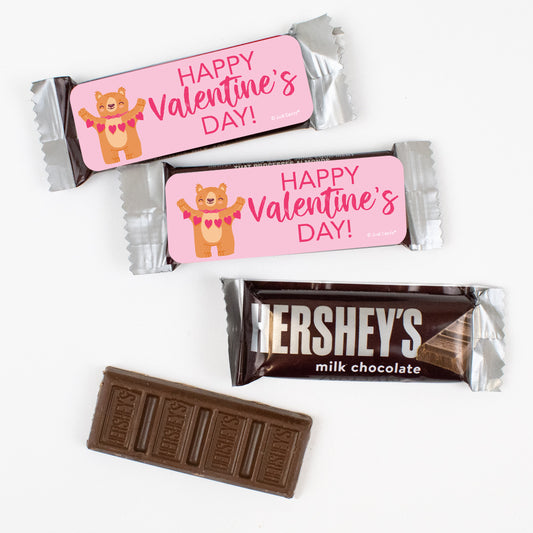 Valentine's Day Hershey's Snack Size Chocolate Bar - Script Heart
