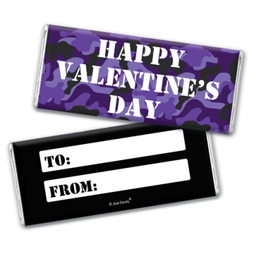 Fill in the Blank Valentine's Day Camo Hershey's Chocolate Bar & Wrapper
