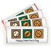 Fill in the Blank Valentine's Day Sports Chocolate Bar & Wrapper