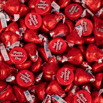 Valentine's Day Hershey's Kisses Stickered Candy