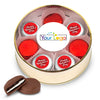 Add Your Logo Valentine's Day Chocolate Covered Oreo Cookies Gift Tin