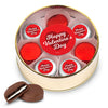 Valentine's Day Script Heart Chocolate Covered Oreo Cookies Gift Tin