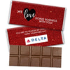 Personalized Valentine's Day Corporate Dazzle Hershey's Hershey's Milk Chocolate Bar & Wrapper