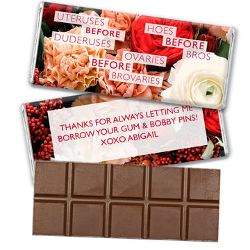 Personalized Valentine's Day Before Bros Hershey's Hershey's Milk Chocolate Bar & Wrapper