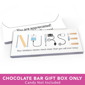 Deluxe Personalized Nurse Appreciation First Aid Candy Bar Favor Box