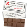 Nurse Appreciation Personalized Hershey's Milk Chocolate Bar Emergency Chocolate