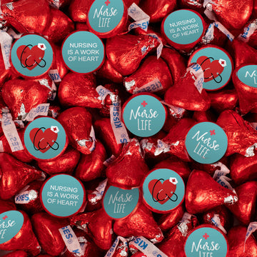 Assembled Nurse Appreciation Hershey's Kisses Candy 13.6oz Bag 85ct