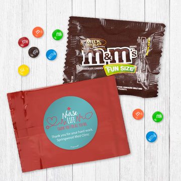 Personalized Nurse Life Candy Favor Bag - M&Ms or Skittles