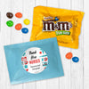 Personalized Thank You Icons Candy Favor Bag - M&Ms or Skittles