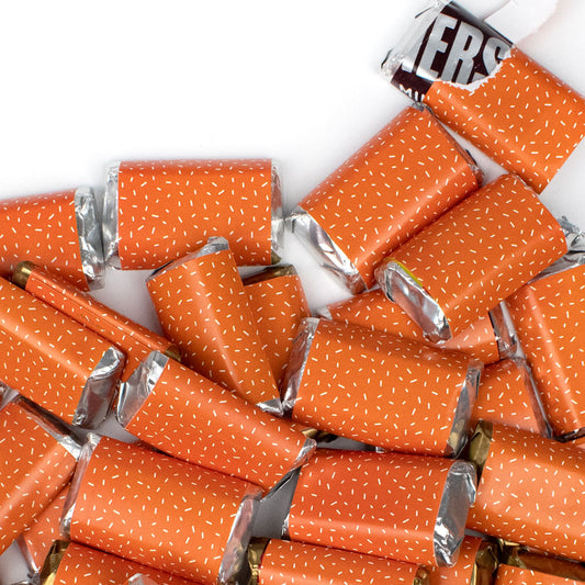 Wrapped Hershey's Miniatures - Fall Colors