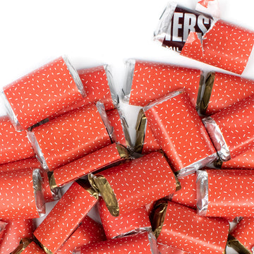 Wrapped Hershey's Miniatures - Holiday Colors