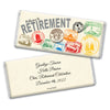Retirement Personalized Chocolate Bar Wrappers Passport to Adventure