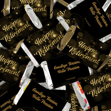 Happy Retirement Wrapped Hershey's Miniatures Candy Mix