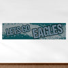 Let's Go Eagles Football Party 5 Ft. Banner