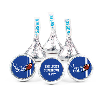 Personalized Colts Football Party 3/4" Stickers(108 Stickers)
