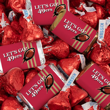 Let's Go 49ers Footbal Hershey's Mix