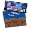 Personalized Football Party Themed Stadium Hershey's Hershey's Milk Chocolate Bar & Wrapper