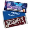 Personalized Football Party Themed Stadium Hershey's Hershey's Milk Chocolate Bar & Wrapper