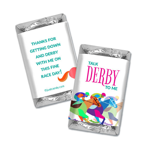 Personalized Talk Derby To Me Mini Wrappers