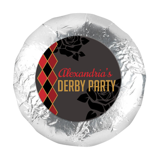 Personalized Derby Party 1.25" Stickers (48 Stickers)
