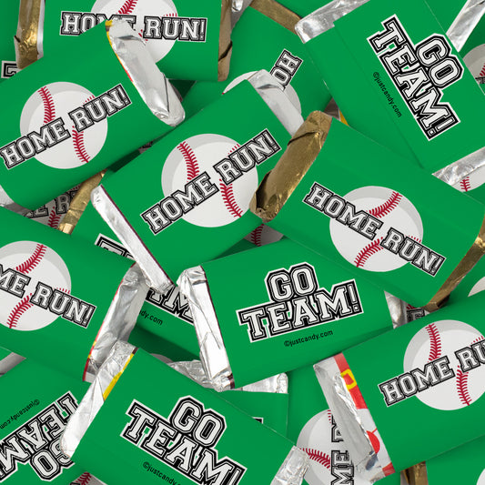 Baseball Go Team! Wrapped Hershey's Miniatures